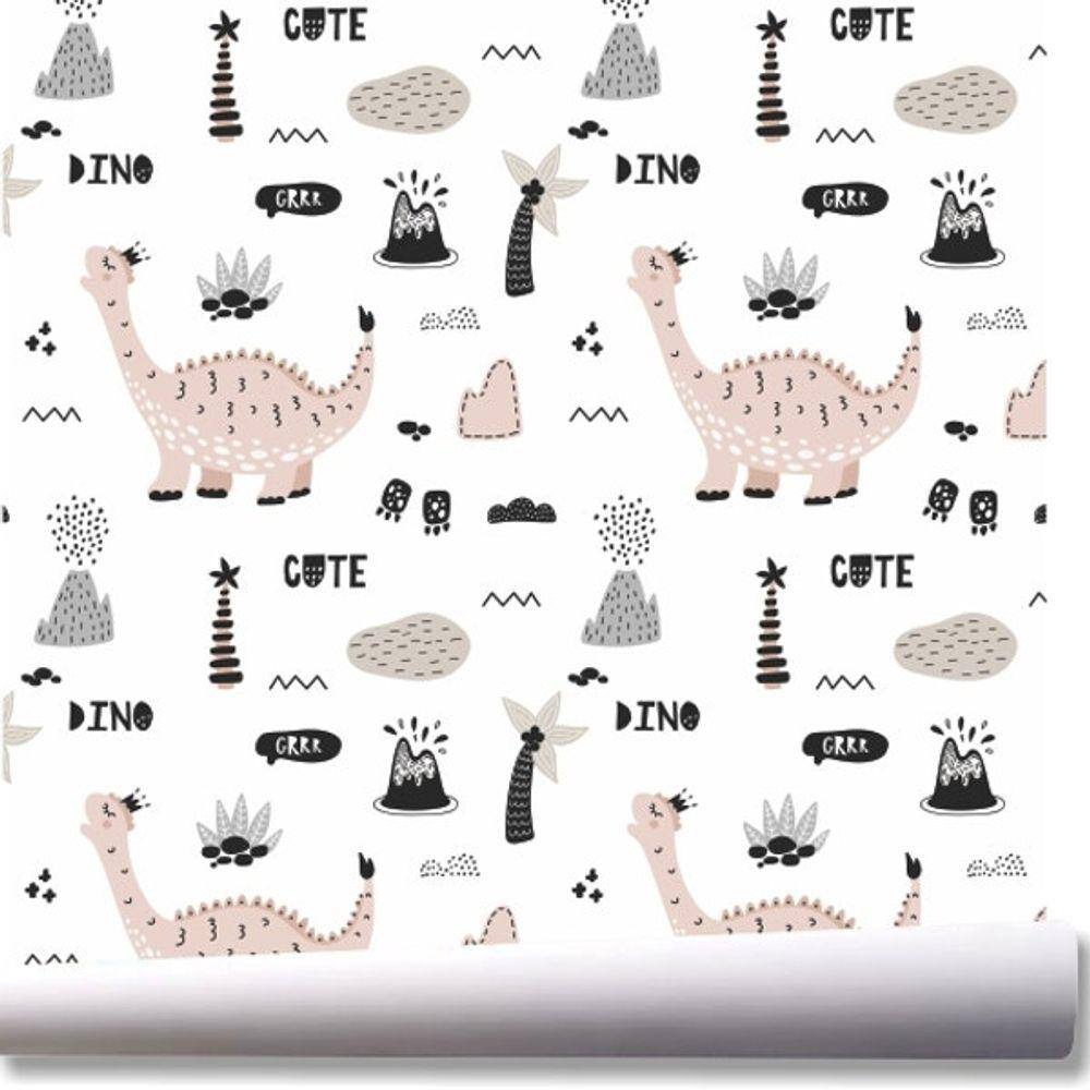 Papel de Parede Infantil Dinossauro Baby 2 2,70x0,57m