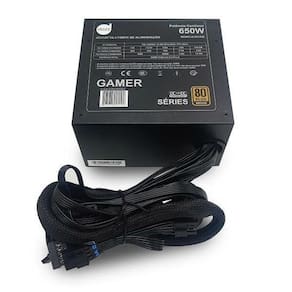 Fonte PC 650W Real ROP 80 Plus Bronze PFC Ativo, Bivolt