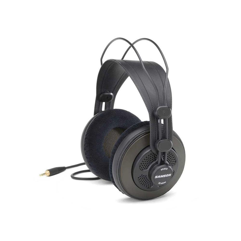 Fone De Ouvido Samson Sr850 Studio Head Semiaberto Over-Ear