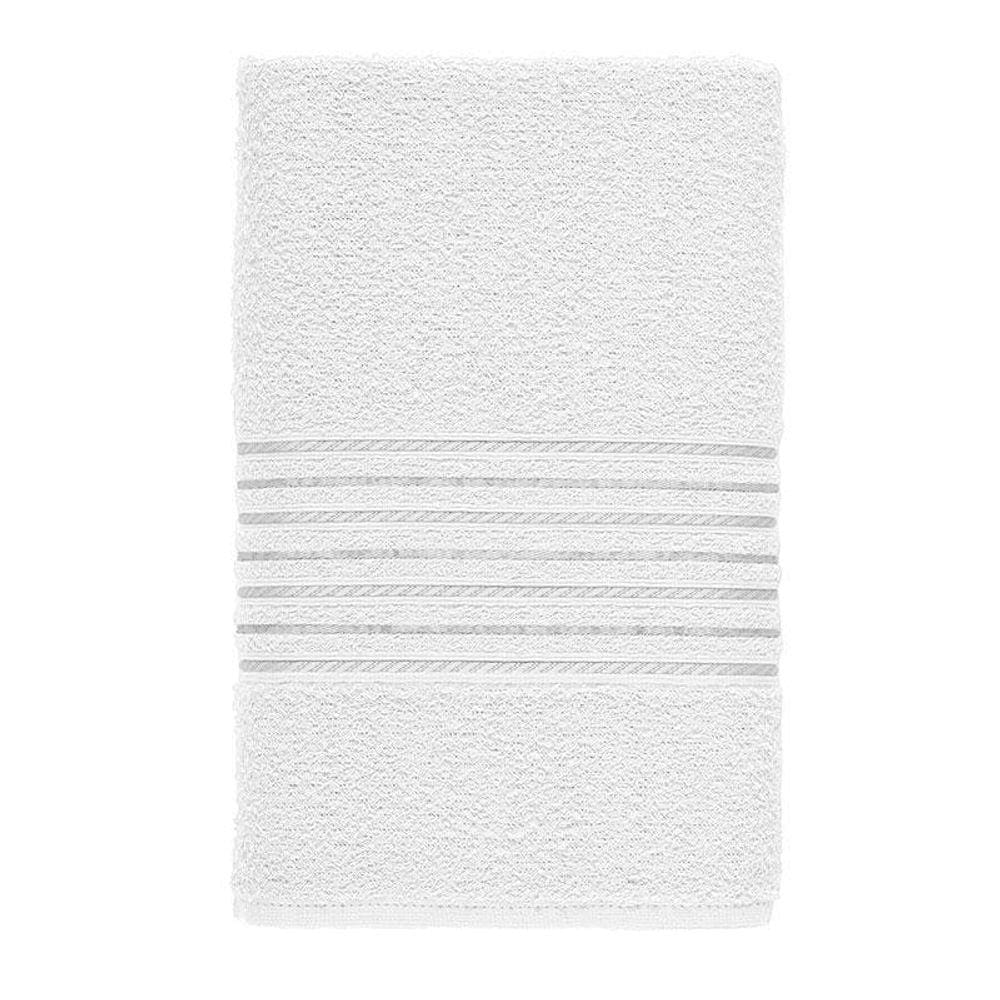 Toalha De Rosto Teka Felpuda 100% Algodão 40X65CmBranca