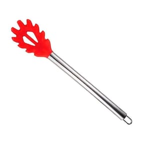 Colher Para Espaguete De Silicone Com Cabo De Inox