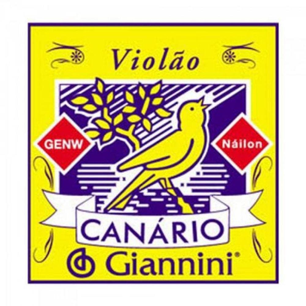 Corda De Nylon Canário GENW6 Para Violão 6ª Corda GIANNINI -