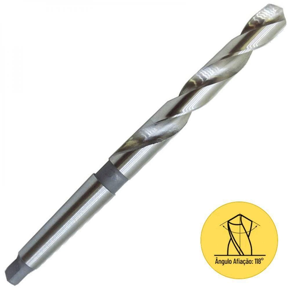 Broca Haste Cônica Hss - Med. 1.1/6 X 291mm - Cm3 - Din 345