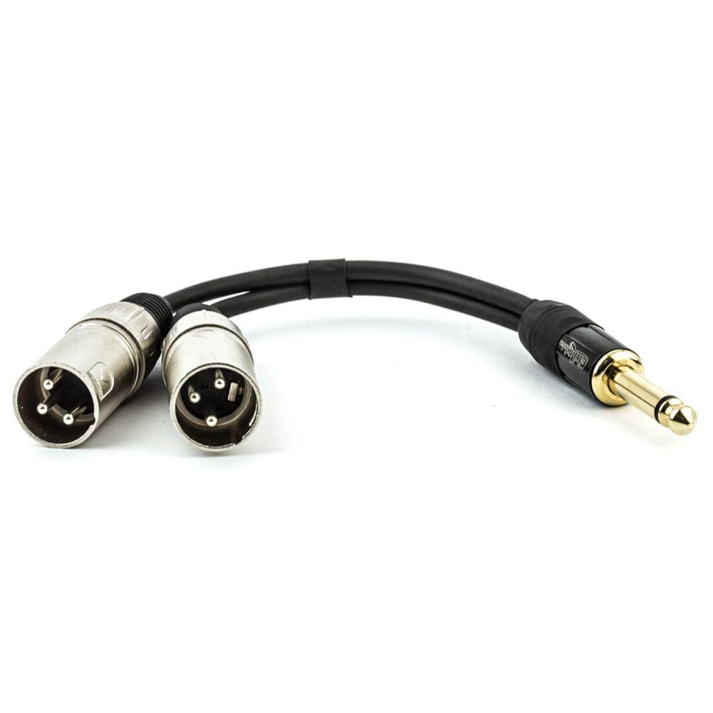 Cabo P10 Estereo Para 2 XLR - 2 Metros