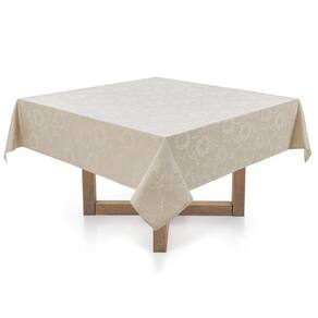 Toalha De Mesa Quadrada Karsten 8 Lugares Sienna Noz Moscada 220X220Cm