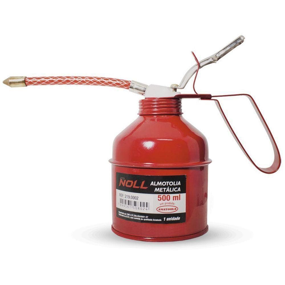 Almotolia De óleo Com Bico Flexível - Metálico 500ml