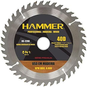 Disco De Serra Circular 40 Dentes 7 Hammer