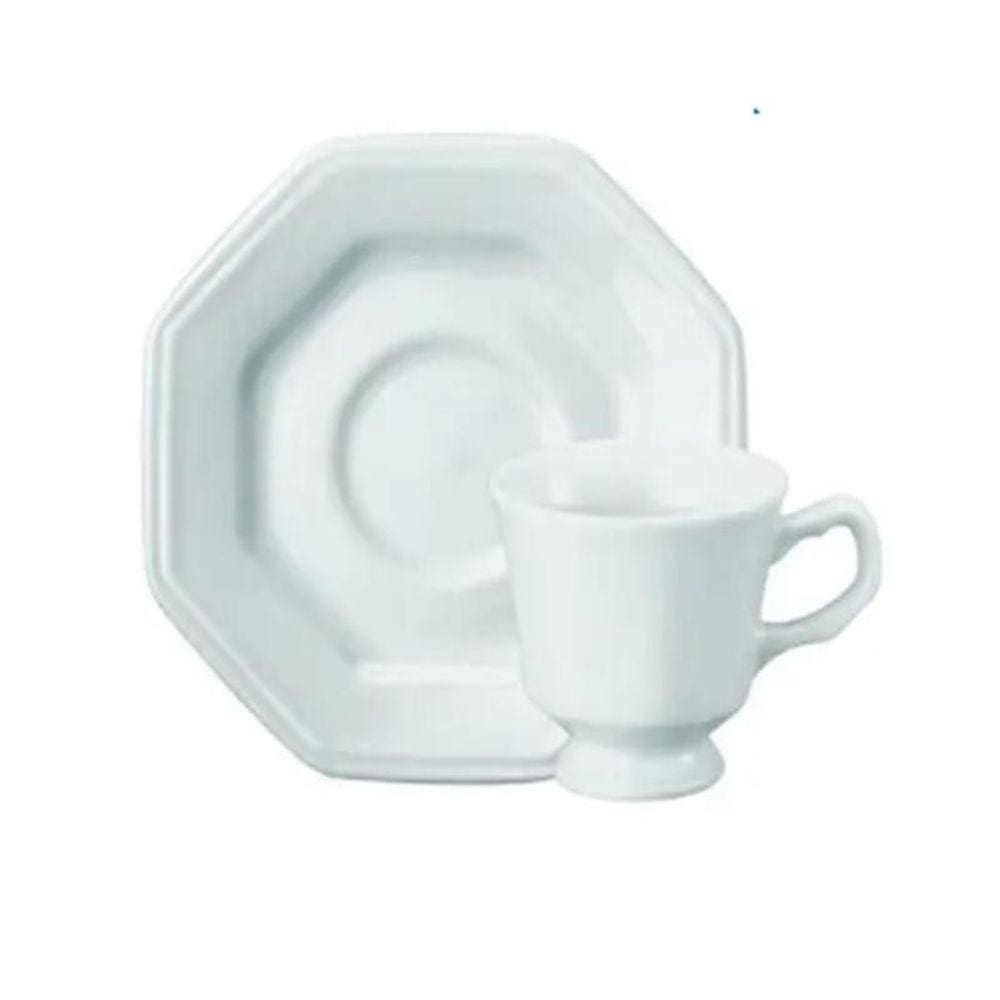 Xícara Chá Prisma Porcelana Schmidt