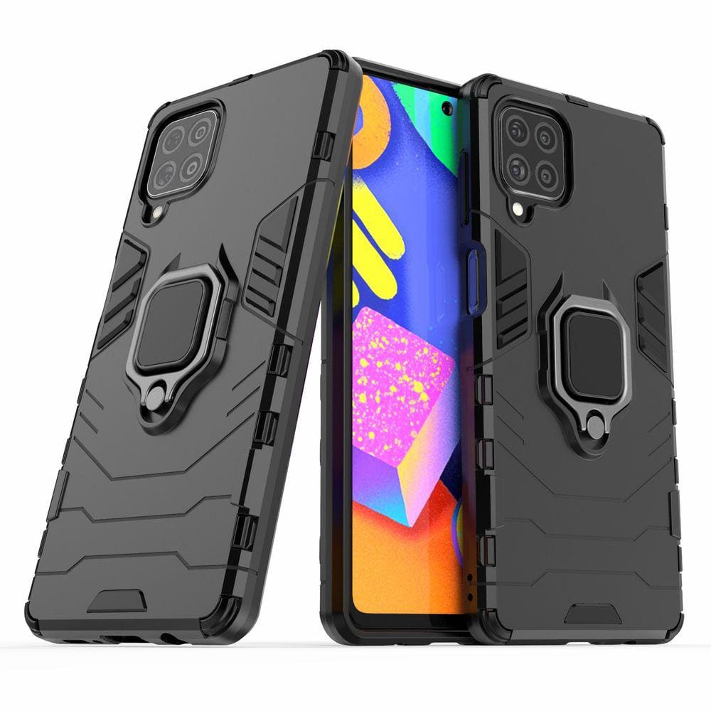 Capa Case Capinha Samsung M62 F62 4G Anti Impacto Queda Armor Militar Protetora Anel dedo Base