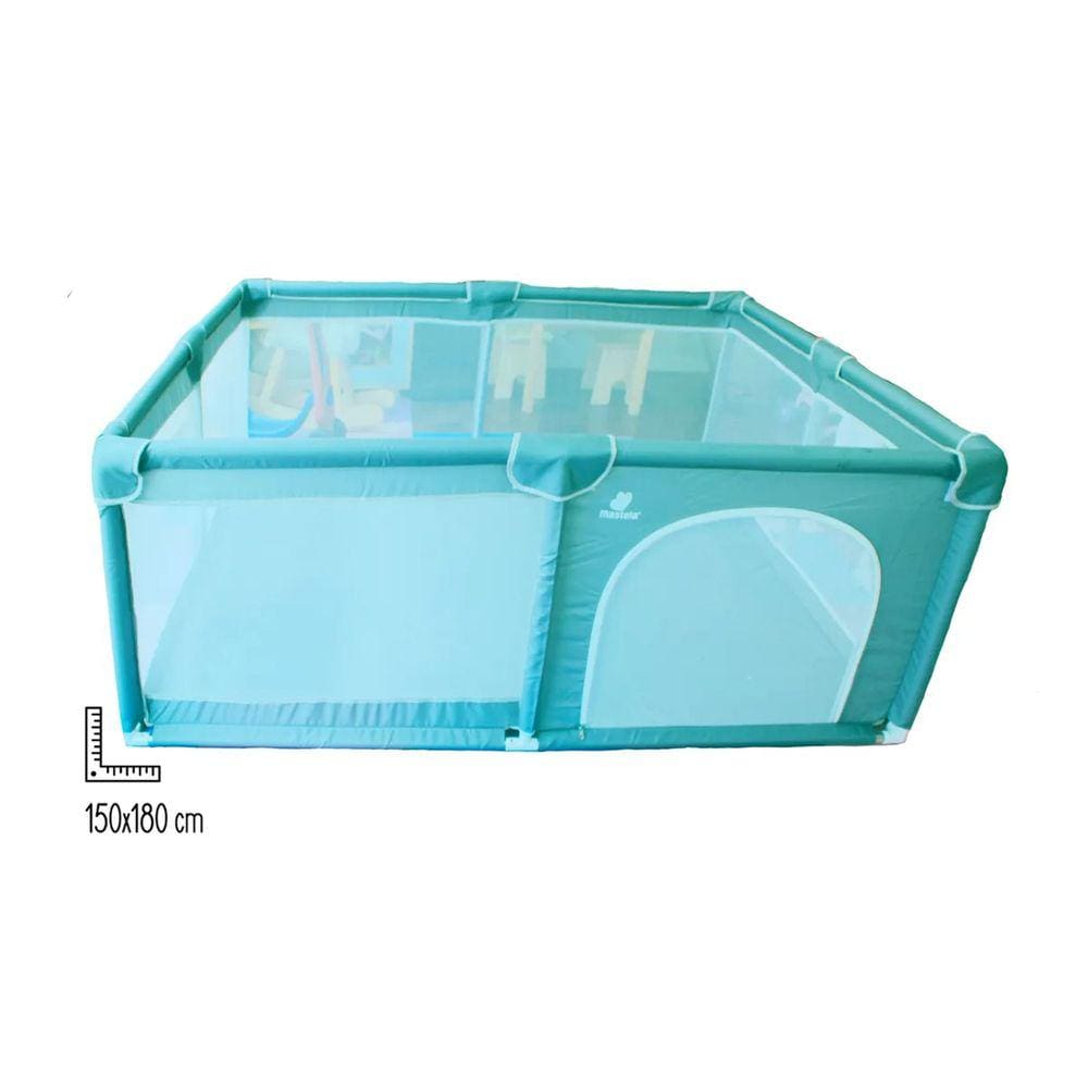 Cercadinho Infantil Baby Playpen 150x180 Azul Mastela