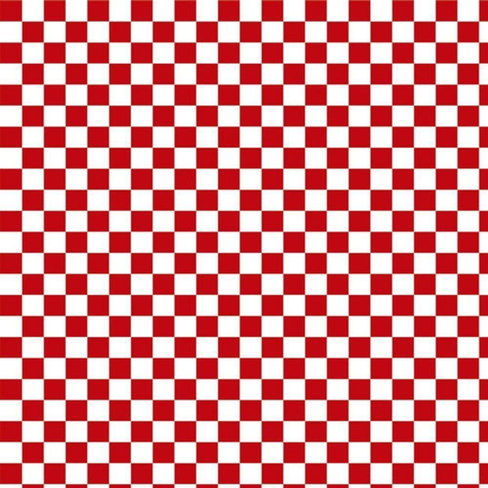 Papel de Parede Adesivo Xadrez Vermelho