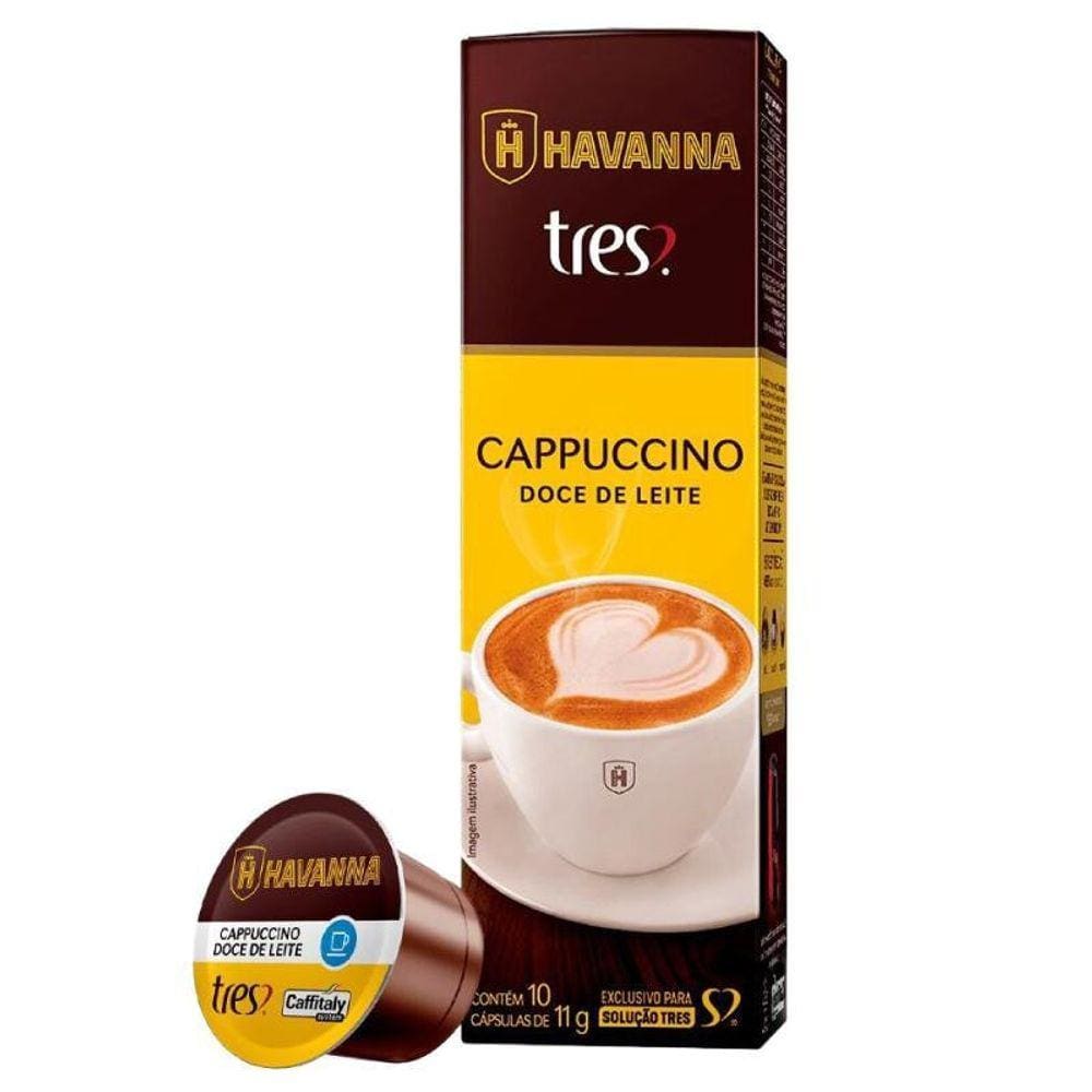 Cápsula De Cappuccino Doce De Leite Havanna 3 Corações -10Un