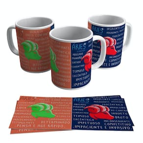 Caneca Áries Signo Horóscopo Zodíaco Ariano 325ml