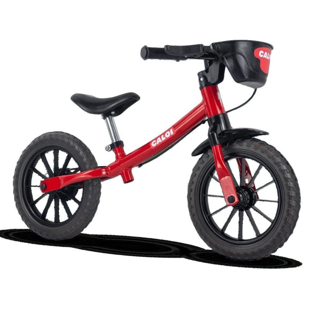 Bicicleta Caloi Balance Aro 12 Rígida 1 Marcha - Vermelho