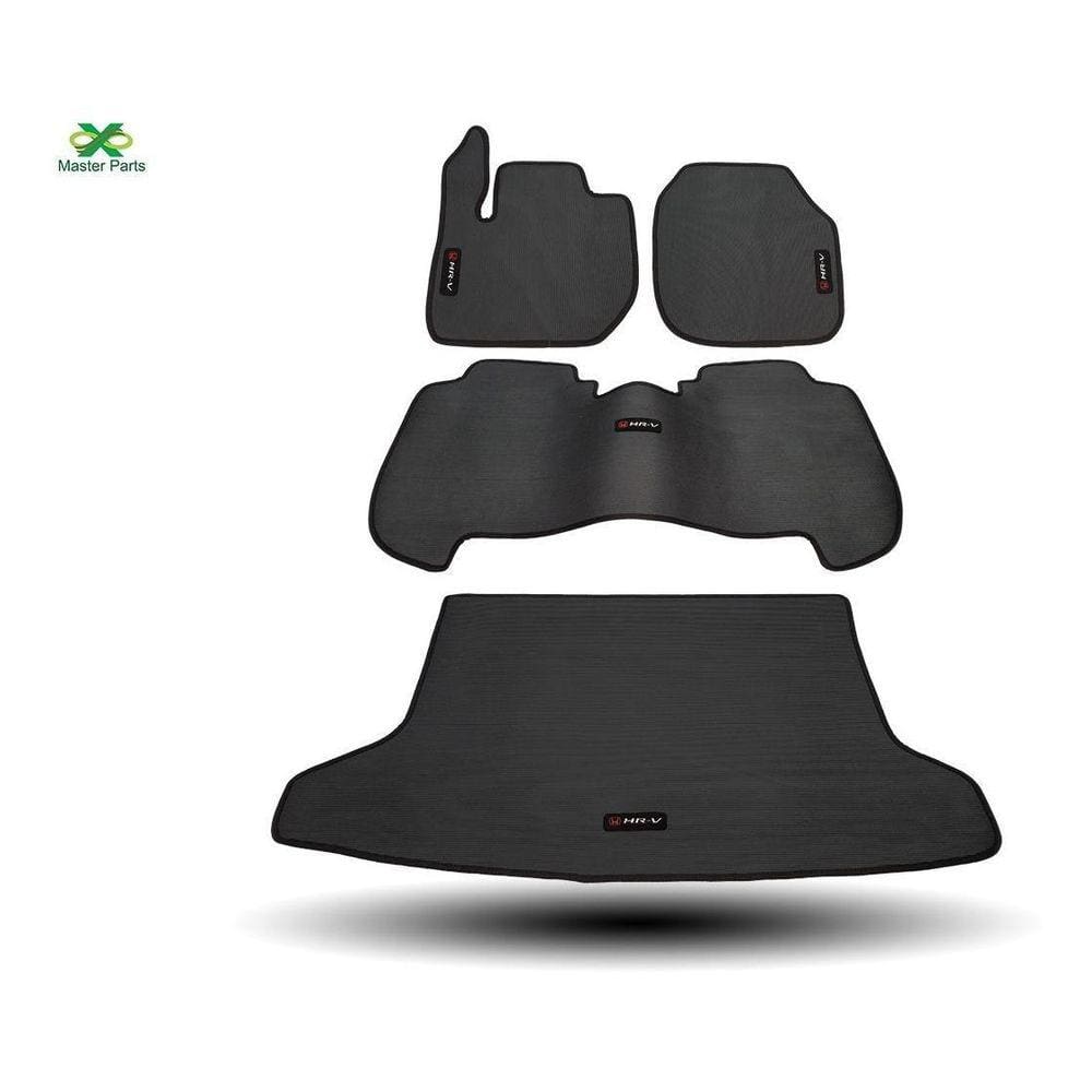 Tapete Borracha Hr-V Com Traseiro Interiço E Porta-Malas