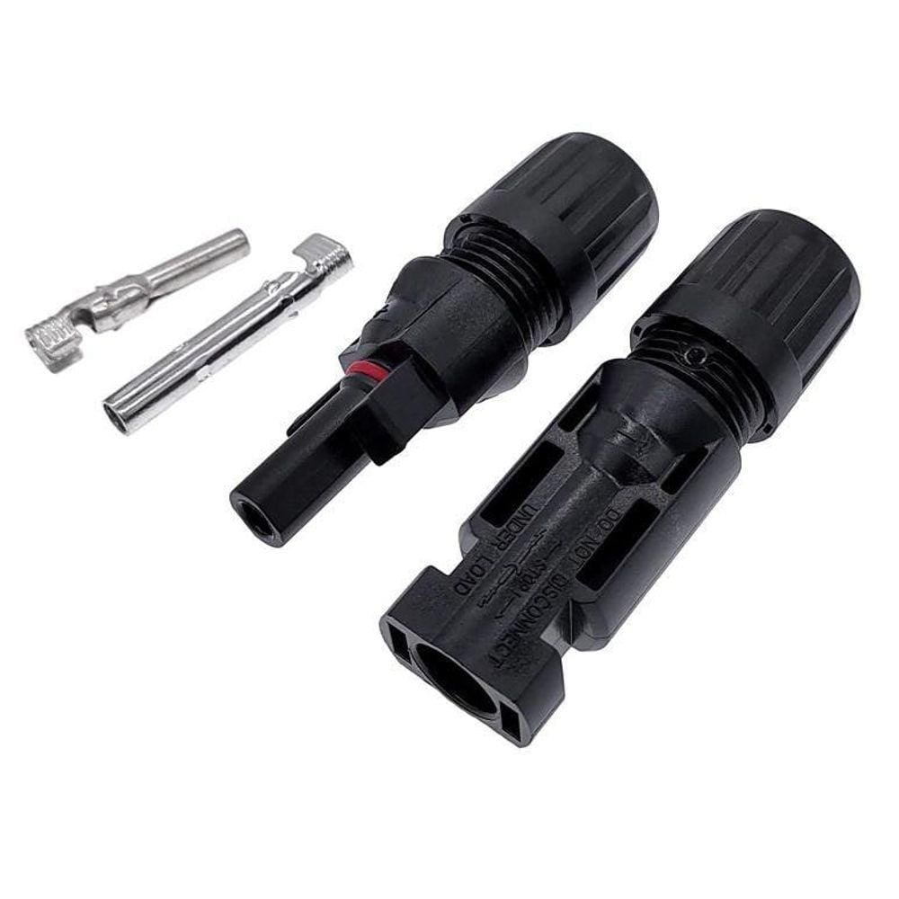 Conector Mc4 Para Painel Solar Par (Macho + Femea)