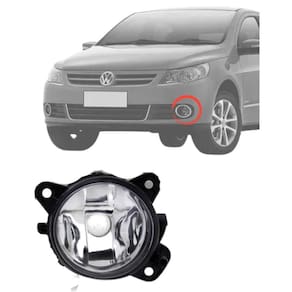 Farol Auxiliar Vw Gol G5 Polo 2007 2008 A 2012 Lado Esquerda