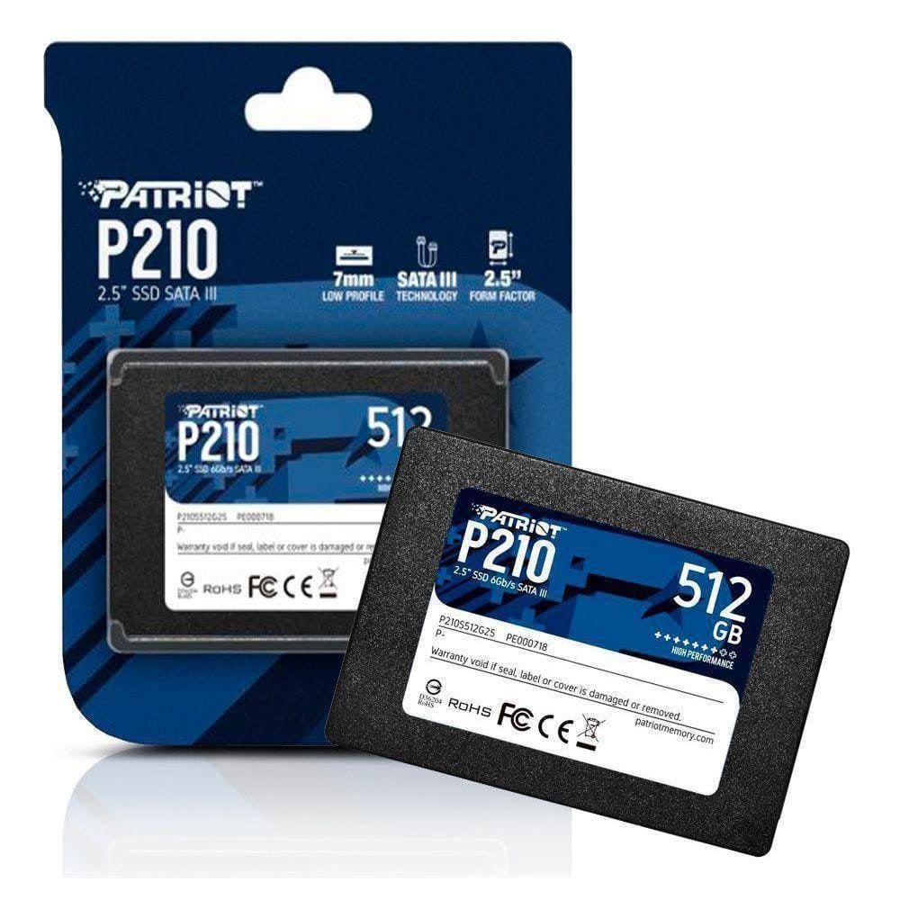 Hd Ssd 512Gb 2,5`` Sata Patriot P210