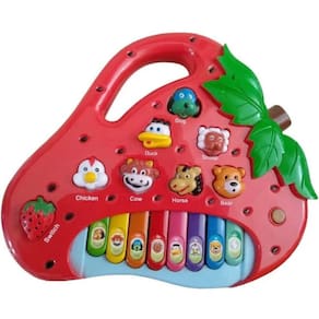 Piano Infantil Musical Educativo Som De Animais Fazenda