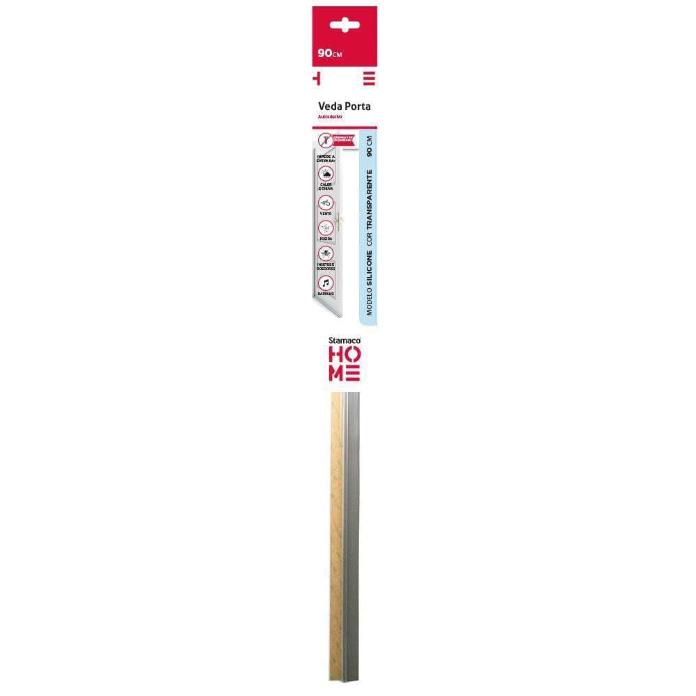 Veda Porta Rodo 90Cm Transparente - Stamaco Home