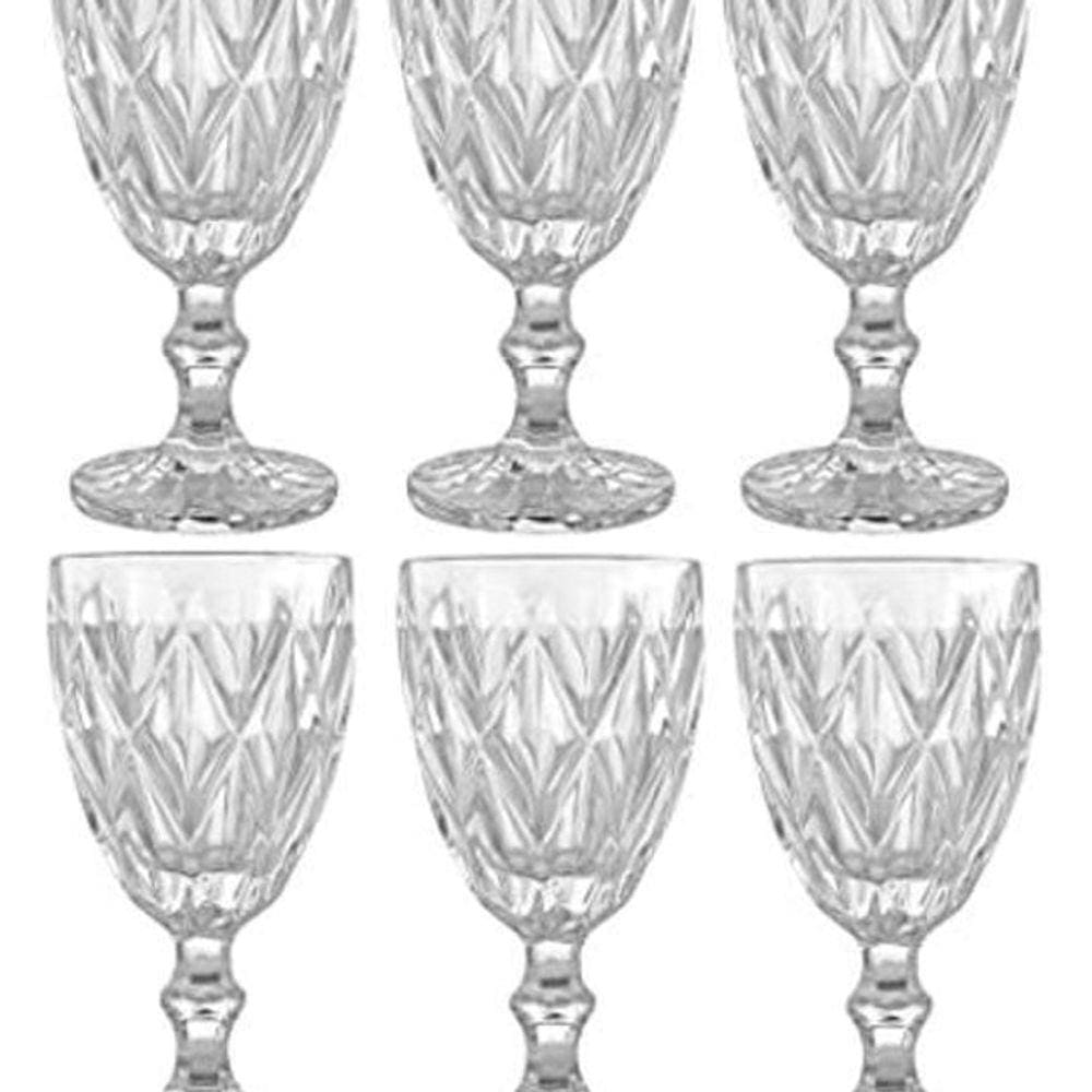 Jogo 6 Taças 240Ml Vitral Verre Clear - Mimo