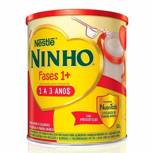 Leite Ninho Fases 1+ 800G Menor preço em Leite Ninho Fases 1+ 800G