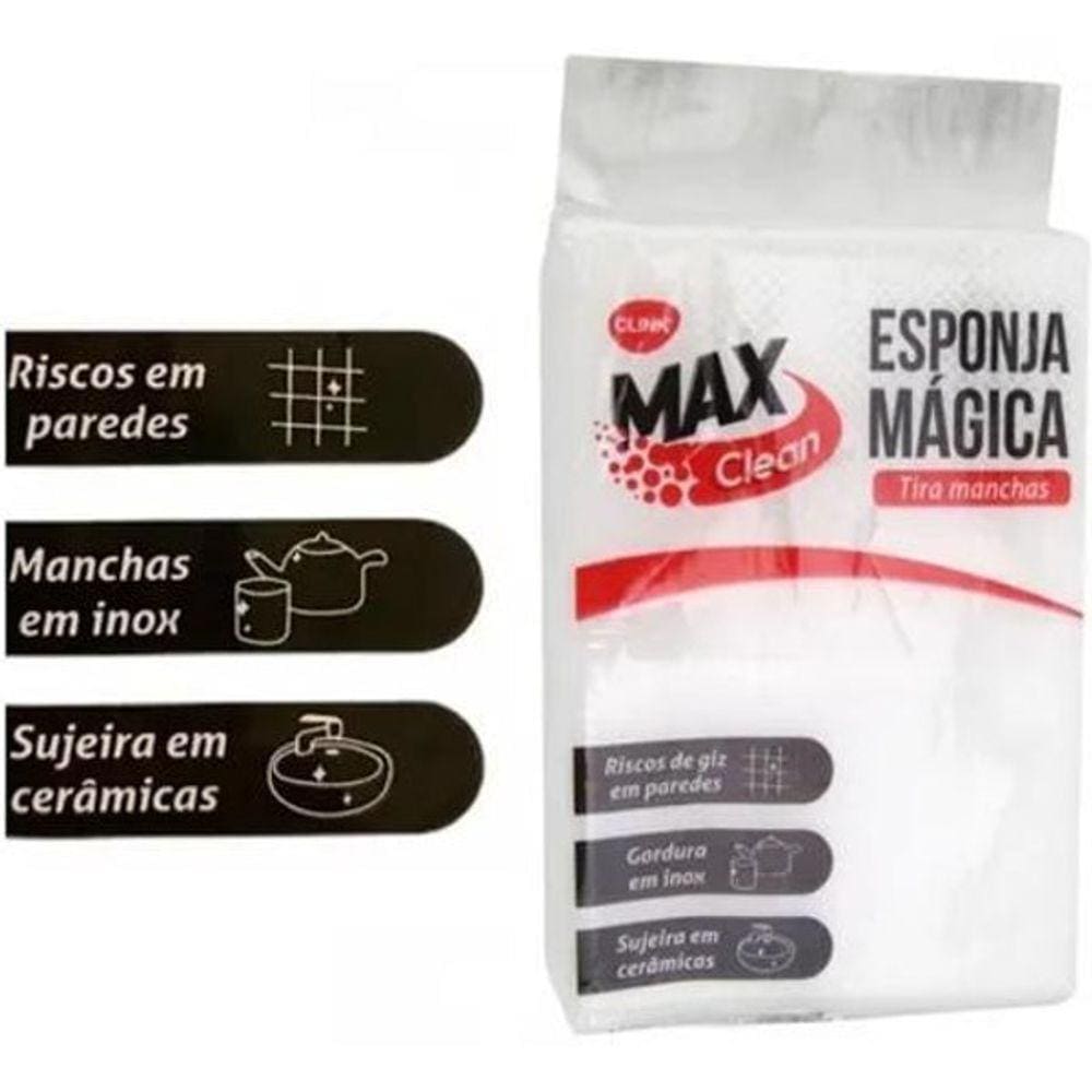 Esponja Mágica Bucha Melamina Multiuso Tira Limpa Manchas