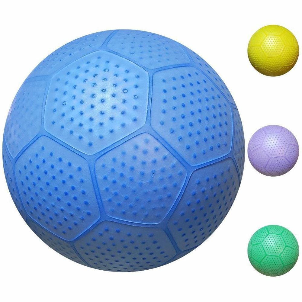 Kit 10 Bolas De Vinil Bico De Jaca Coloridas De Futebol