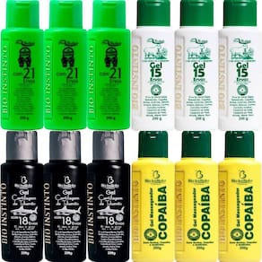Combo 12 Gel Massageador Para Alívio Muscular Detonador
