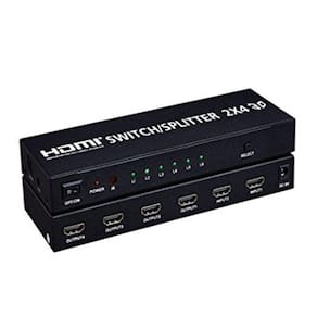 Matrix HDMI 2x4 2 Entradas e 4 Saídas HDMI 1080p 3d