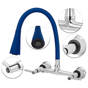 Torneira Misturador Cozinha De Par. Gourmet Duplo Jato 1/4V