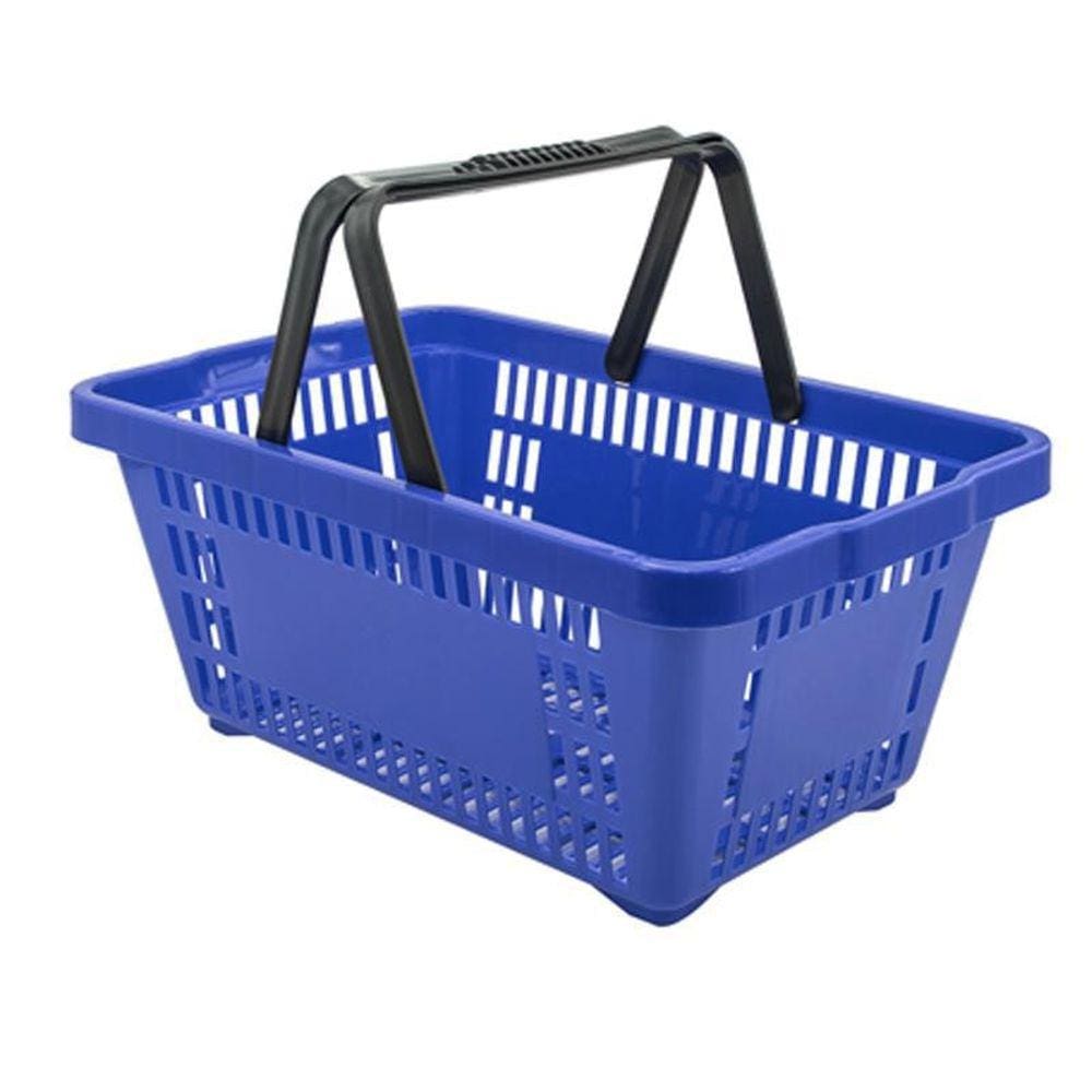 Cestinha Plástica Para Compras 16 Litros - Vermelho