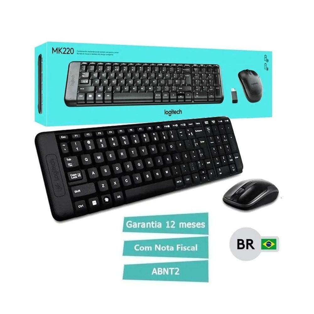 Teclado logitech k220 manual Casas Bahia