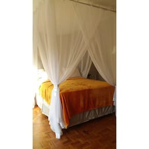 Mosquiteiro De Teto Casal Queen 160X200X230Cm Branco
