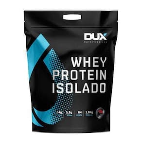 Whey Protein Isolado Morango 1.8Kg Pouch Dux Nutrition