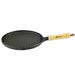Bifeteira Redonda Grelhada Com Cabo Santana 22cm