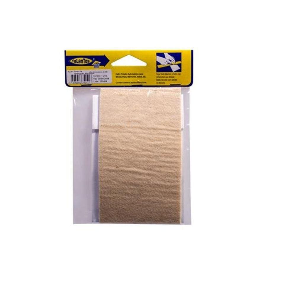 Feltro De Lã De Carneiro 4241 Quadrado 90X150Mm 1 Peça