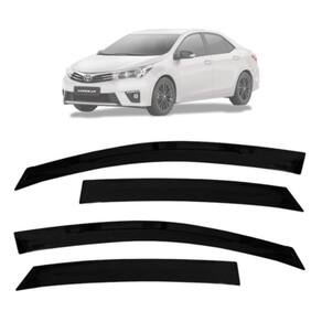 Calha de Chuva Fumê TG Poli Corolla 4 Portas 2015 até 2019