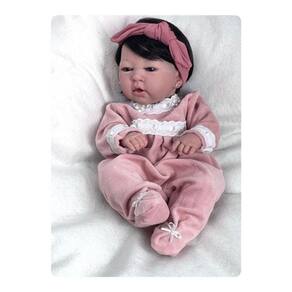 Bebê Reborn Menina Toda De Vinil Siliconado N08