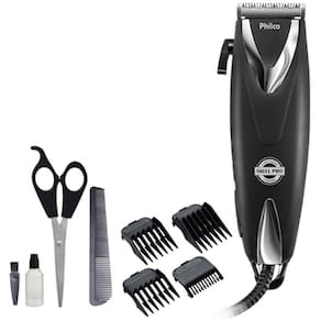 Cortador de Cabelo Philco Skull Pro Chrome, 9 Acessórios, 18W, Preto 110V