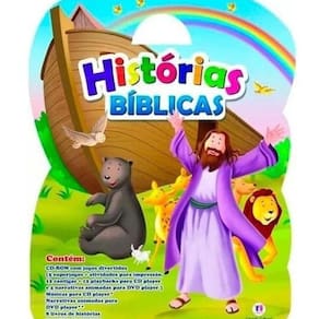 Kit Maleta Com 8 Livros - Histórias Bíblicas