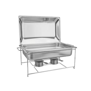 Rechaud Banho-Maria Tramontina Em Aço Inox 43L Com Fogareiro
