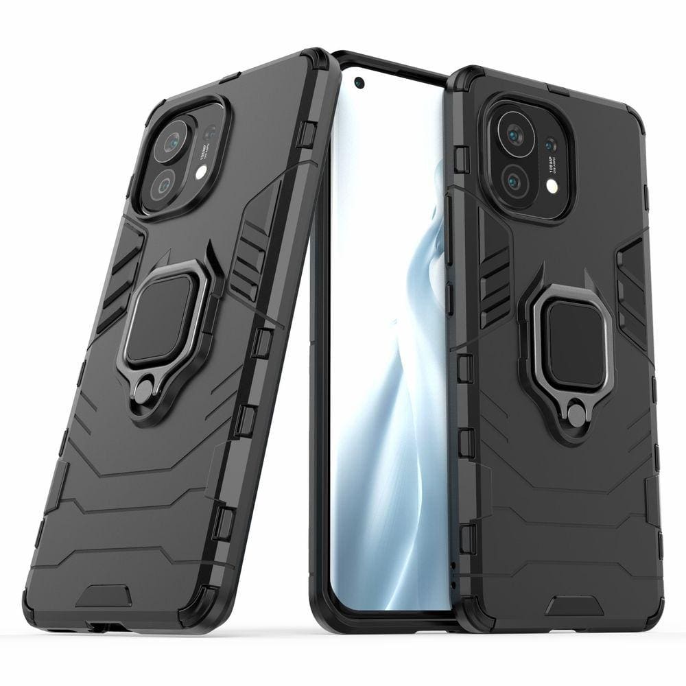 Capa Case Capinha Mi 11 Anti Impacto Queda Armor Militar Protetora Anel De Dedo E Base