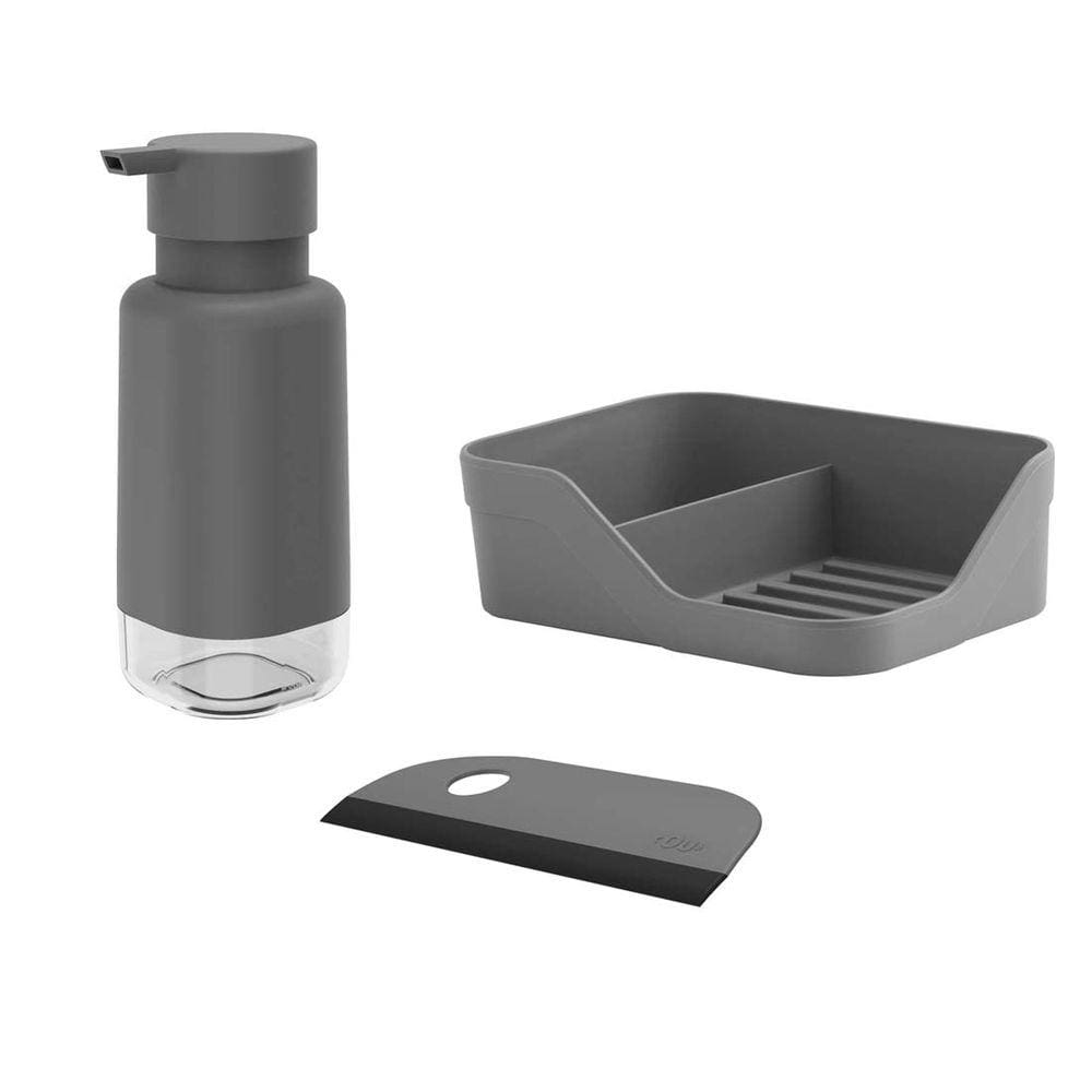 Kit 3 Peças Dispenser de Detergente 500ML Pia Cozinha OU