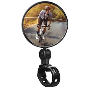Espelho Retrovisor Bicicleta Bike Convexo 360º Giratório P/ Guidão Ampla Visão e Maior Segurança no Pedal