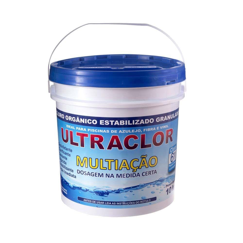 Cloro ULTRACLOR Multiação 6 em 1 10 KG