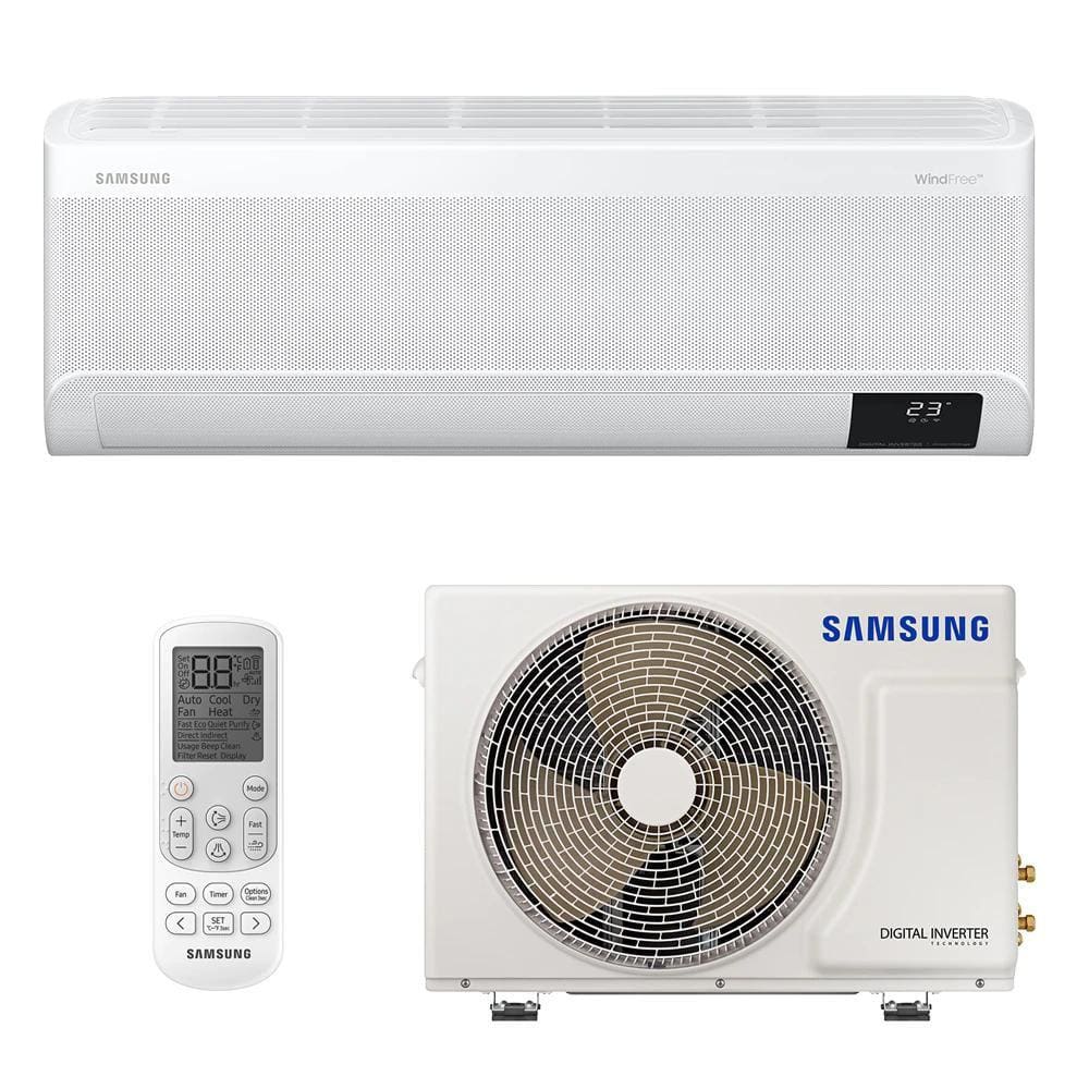 Ar Condicionado Split 12000 Btu Frio Wind Free - Inverter - Samsung - 220v - Ar12avhabwk/az