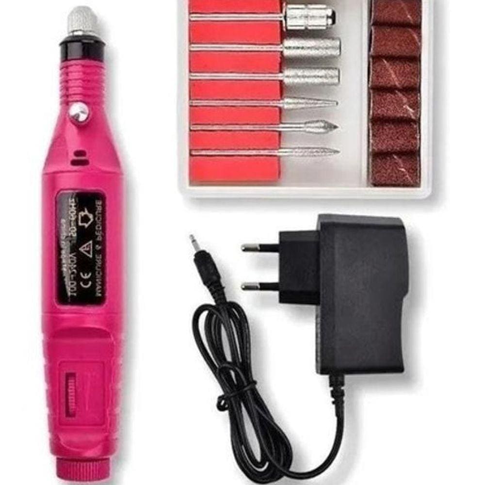 Aparelho Portátil Elétrico Para Lixar Unha Gel/Acrigel