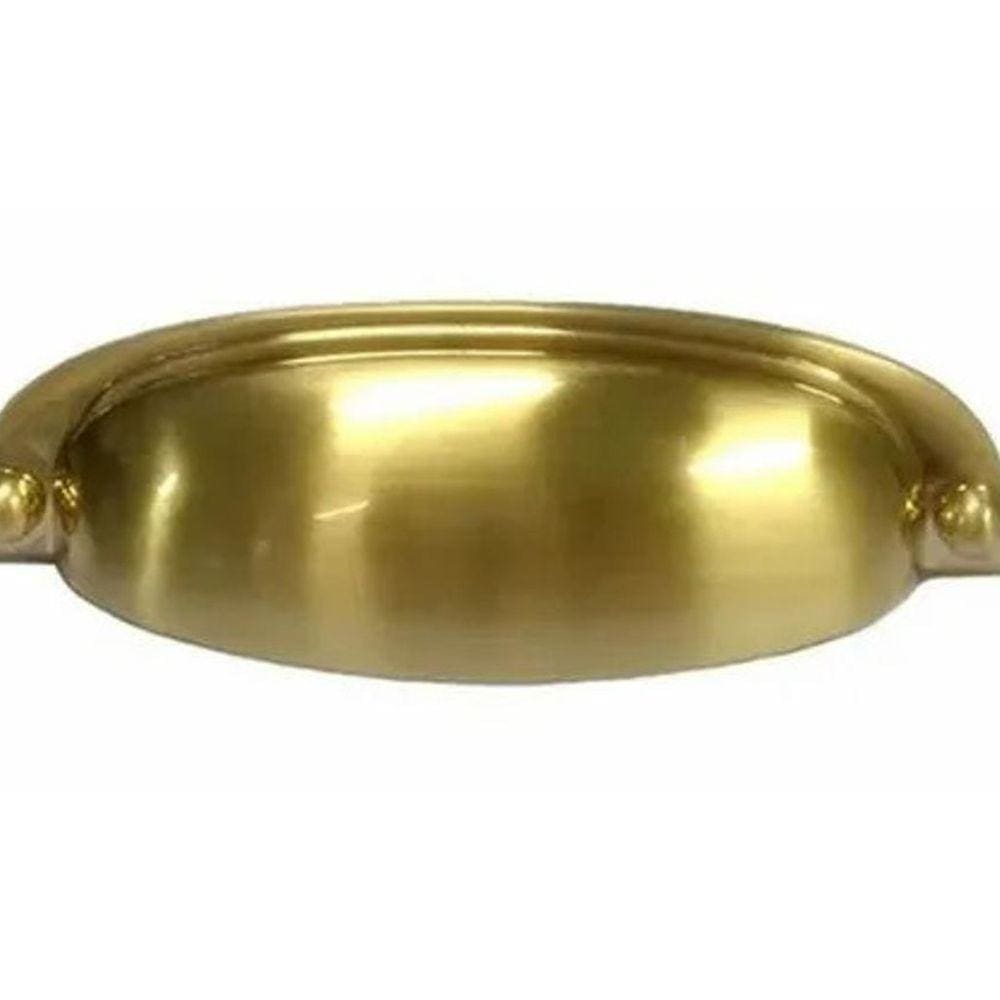 Puxador Concha Stillo 96Mm Dourado - Gruppa