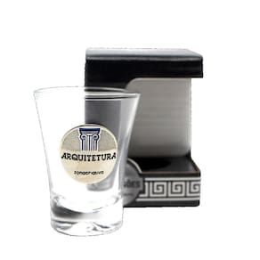 Kit 04 Copos Shot 60 Ml Cada Profissão Arquitetura 10140655